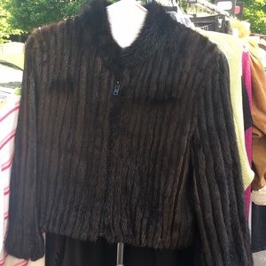 Real mink coat. Excellent condition .